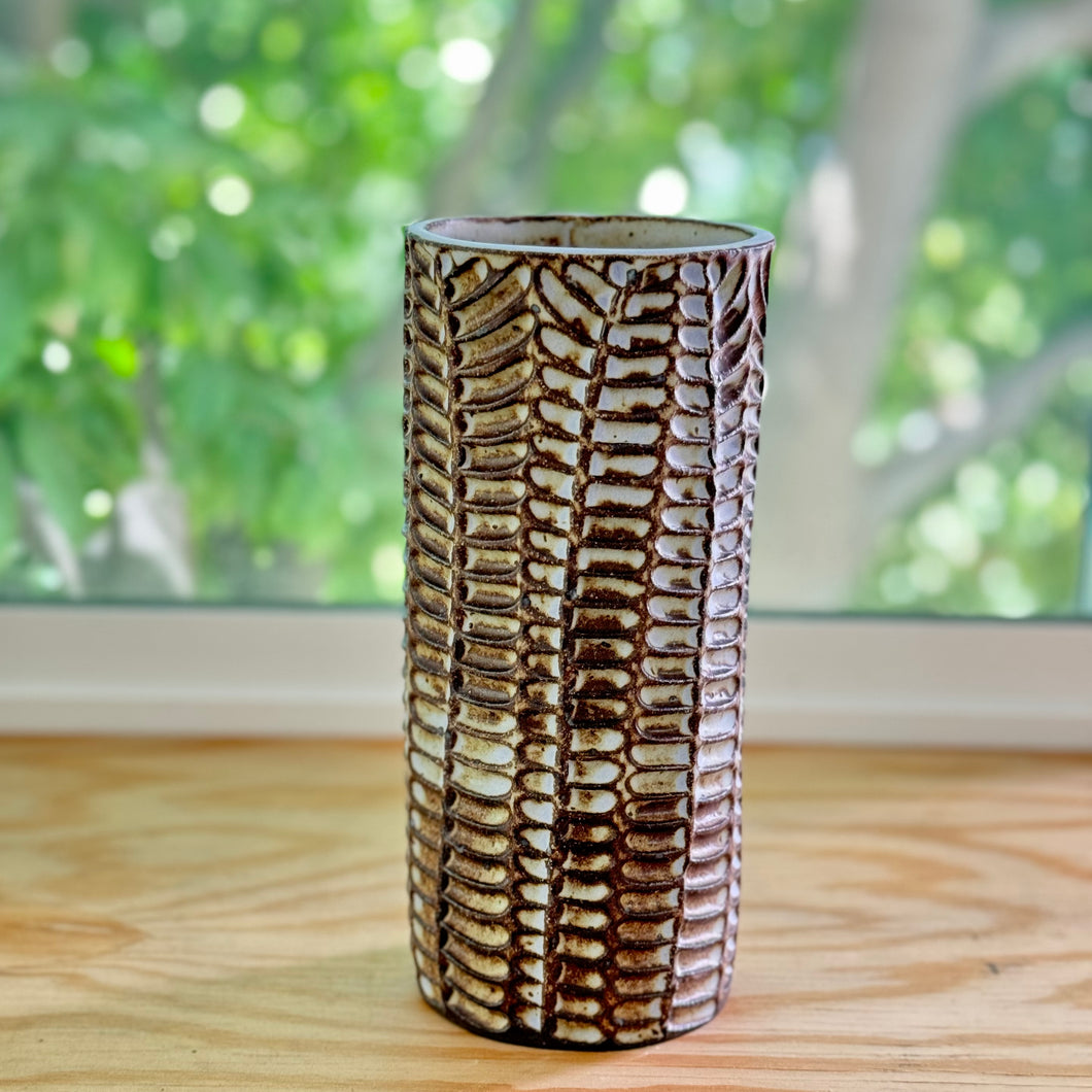 Fern Vase (Dark Lavender)
