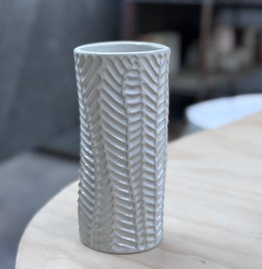 Fern Vase - white