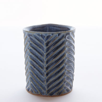 Chevron Tumbler - Blue