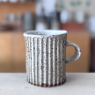 Column Mug (Spotty Gloss White)