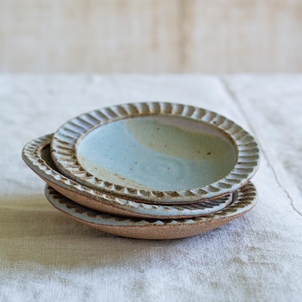 Mini Fluted Plate (lavender)