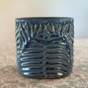 Fern Planter - cornflower