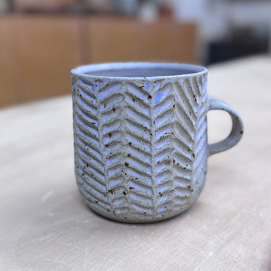 soup mug lavender fern