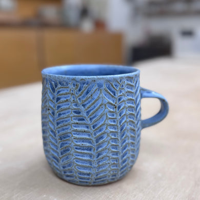 soup mug blue ffern