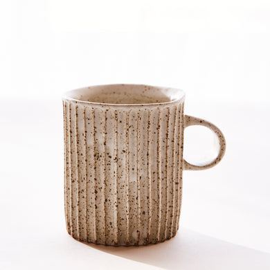 Column Mug Spotty White