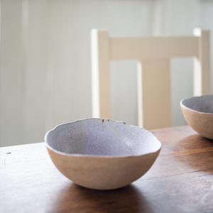 Eggshell Morning Bowl - Naked/Lavender