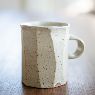 Facet Mug (Speckle White)